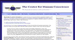 Desktop Screenshot of humanconscience.org